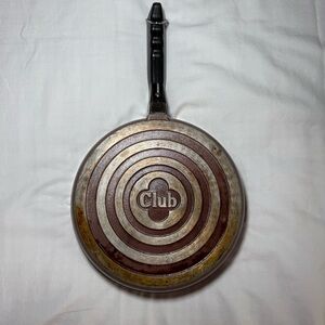 Vintage Club Aluminum 8.5" Skillet Fry Pan Aluminum Brown Kitchen Cookware